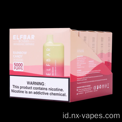 Harga sekali pakai ELF BAR BC 5000PUFFS
